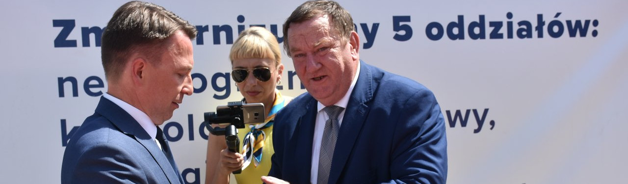 Kamień węgielny pod budowę bloku operacyjnego